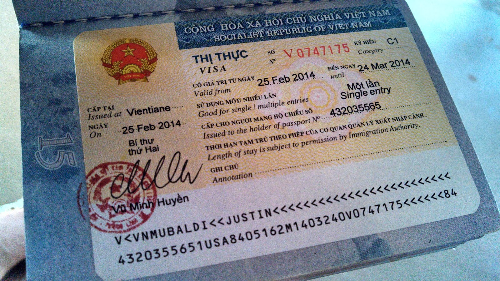 Cấp mới Visa Việt Nam