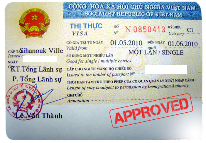 Thủ tục xin cấp Visa Việt Nam